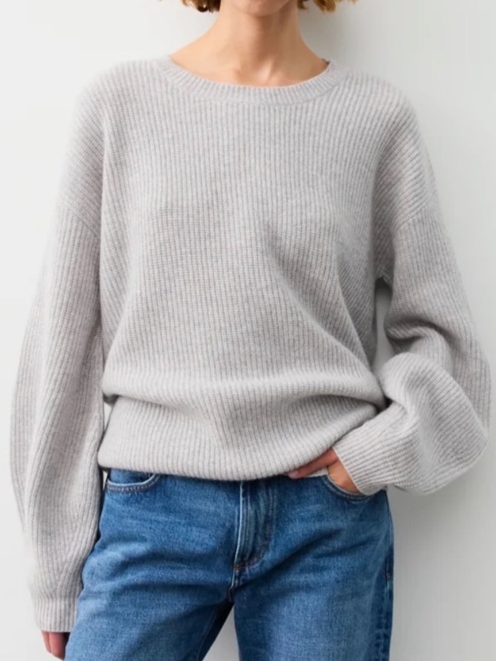 The Curated Ribbed Crewneck Sweater